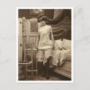 Vänd fransk - Pinupet Vintage Vykort