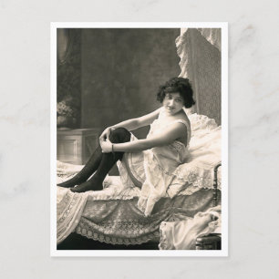 Vänd fransk - Pinupet Vintage Vykort