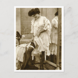 Vänd fransk - Pinupet Vintage Vykort