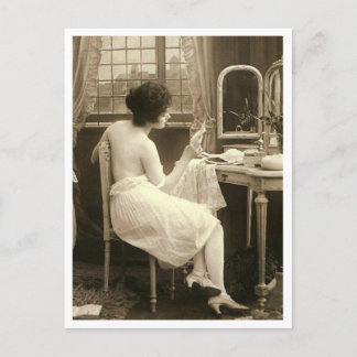 Vänd fransk - Pinupet Vintage Vykort