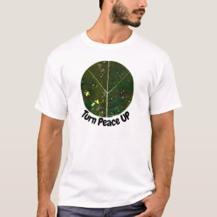Vänd fred upp t shirt