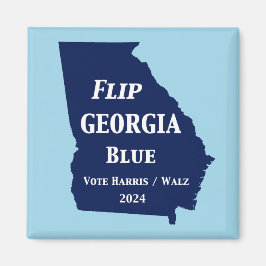 Vänd Georgia Blue 2024 Magnet