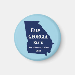 Vänd Georgia Blue 2024 Magnet