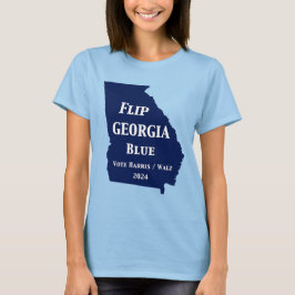 Vänd Georgia Blue 2024 T Shirt