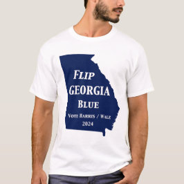 Vänd Georgia Blue 2024 T Shirt