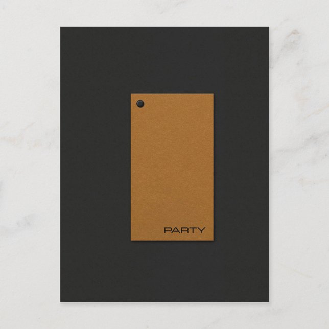 Vänd gruppinbjudan inbjudan vykort (Framsida)