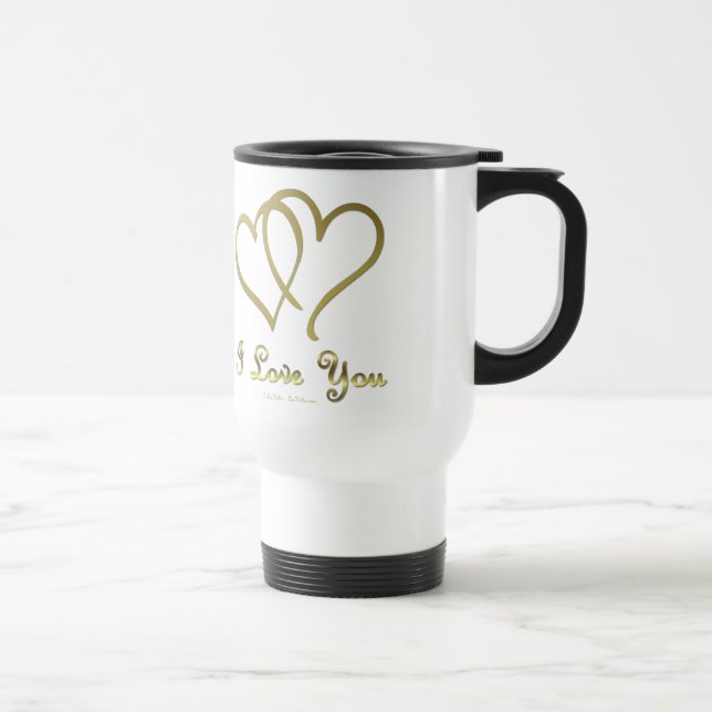 Vänd Guld Hearts i Kärlek You Resemugg (Höger)