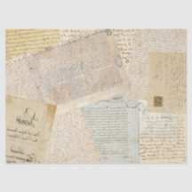 Vänd handskrift av Fransk