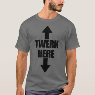 Vänd hit pil uppåt och nedåt Manar terk här T Shirt