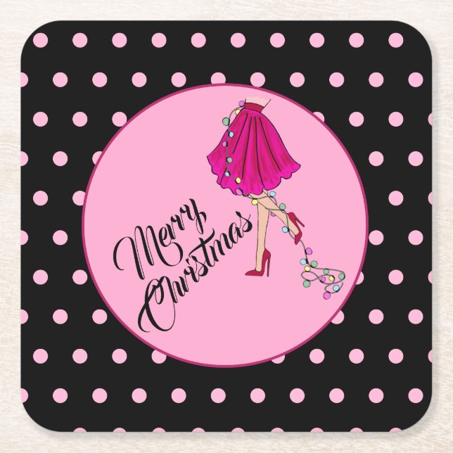 Vänd jul Papper Underlägg (Framsidan)