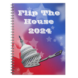 Vänd kammaren Röstblått 2024 Anteckningsbok