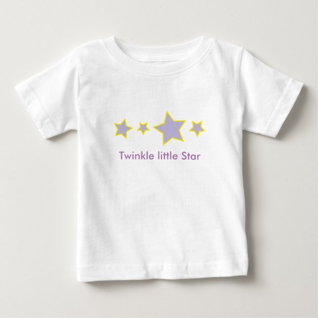 Vänd liten stjärna tee shirt (Framsida)