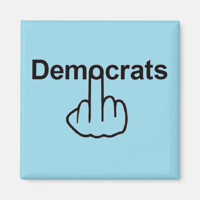 Vänd Magnet-demokrater Magnet (Framsidan)