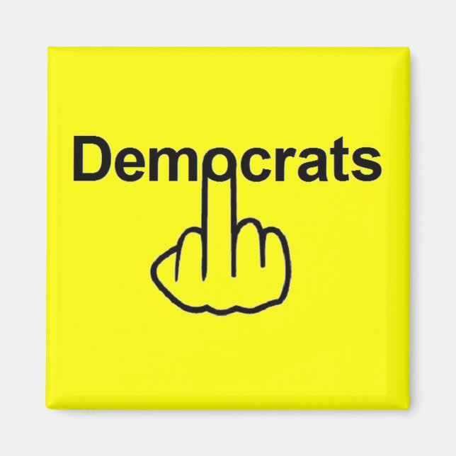 Vänd Magnet-demokrater Magnet (Framsidan)