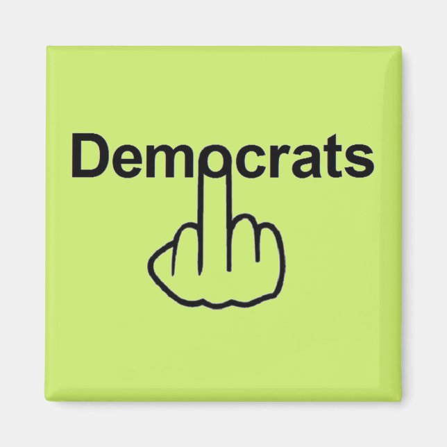 Vänd Magnet-demokrater Magnet (Framsidan)