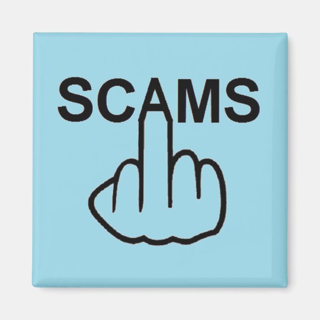 Vänd Magnet Scams (Framsidan)