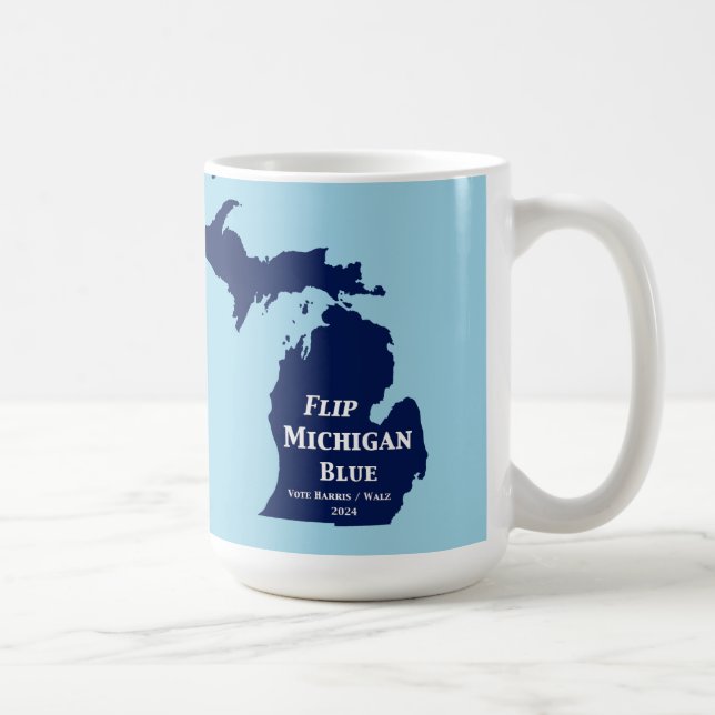Vänd Michigan Blue 2024 Kaffemugg (Höger)