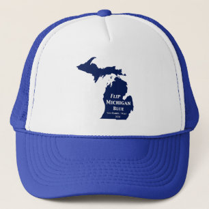 Vänd Michigan Blue 2024 Keps