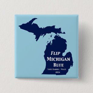 Vänd Michigan Blue 2024 Knapp