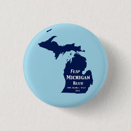 Vänd Michigan Blue 2024 Knapp