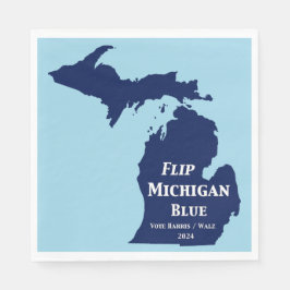 Vänd Michigan Blue 2024 Pappersservett