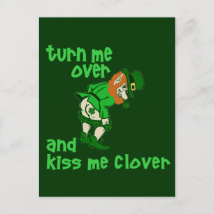 Vänd mig över och Kiss Me Klöver Vykort