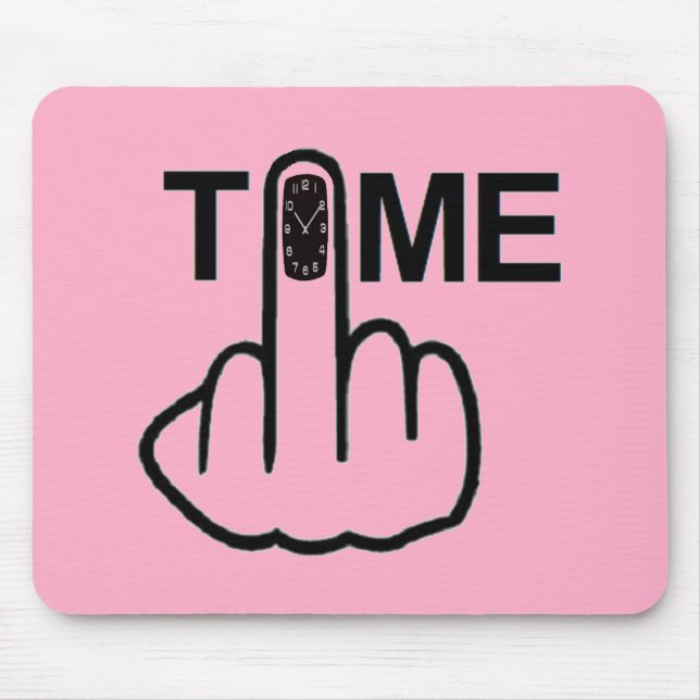 Vänd Mousepad-tid Musmatta (Framsidan)