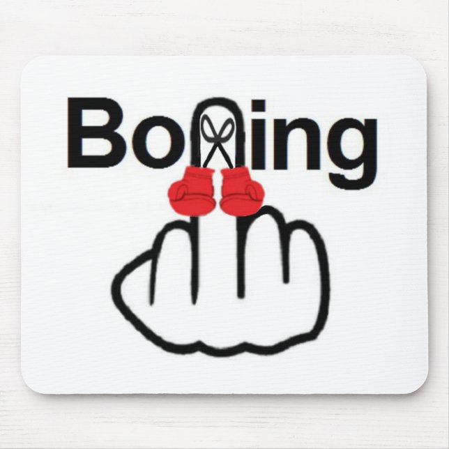 Vänd musepad-boxning musmatta (Framsidan)
