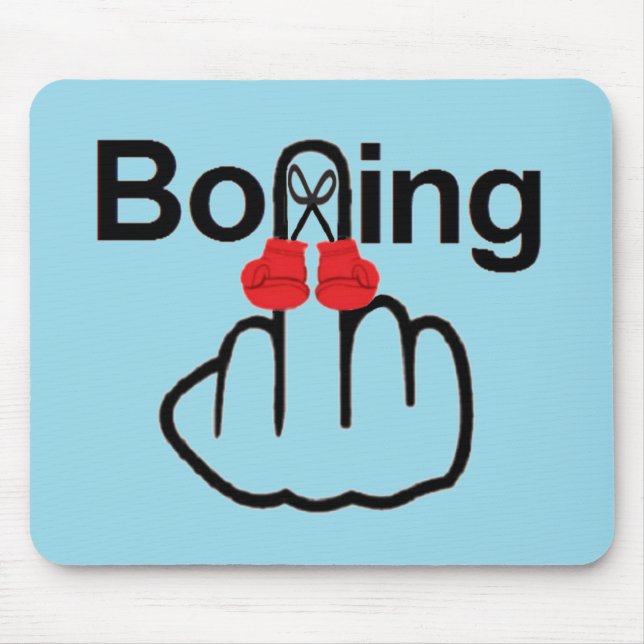 Vänd musepad-boxning musmatta (Framsidan)