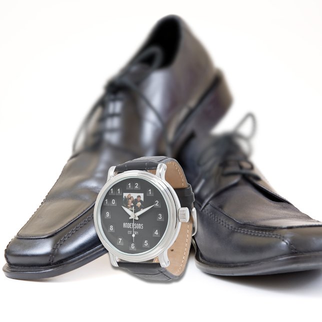 Vänd nummer, Visning, foto, Anpassningsbar Armbandsur (Skapare uppladdad)