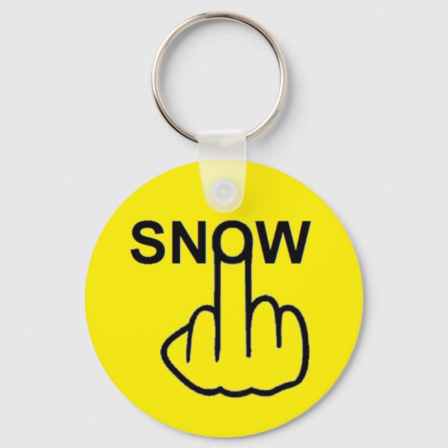 Vänd nyckelring Snö (Framsida)