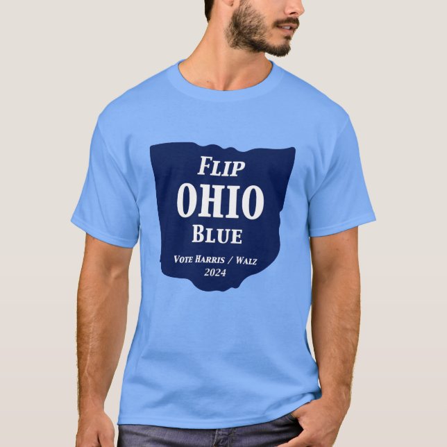 Vänd Ohio Blue 2024 T Shirt (Framsida)