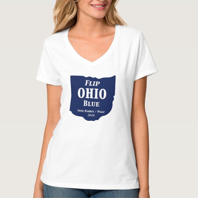 Vänd Ohio Blue 2024 T Shirt (Framsida)