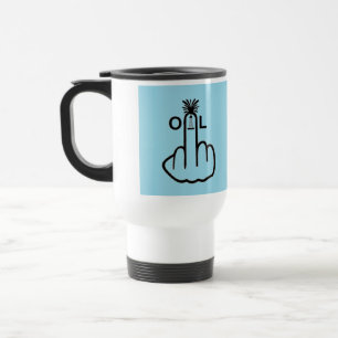 Vänd olja från mugg