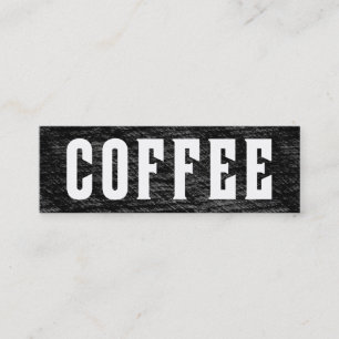 Vänd om Punchcard för kaffe för boktryckstilord Lojalitetskort