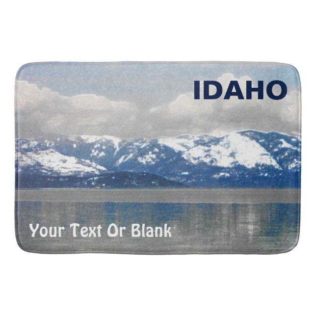 Vänd Oreille på vinter Badrumsmatta (Framsidan)