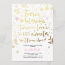 Vänd på babyskidåkning Guld Rosa Flickdusch