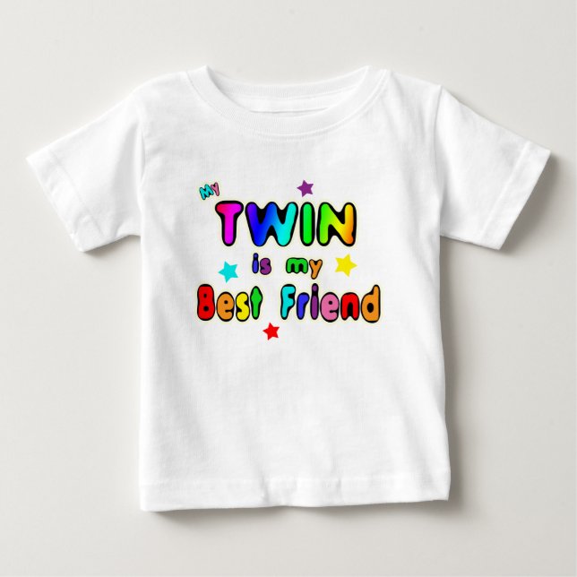 Vänd på bästa vän tee shirt (Framsida)
