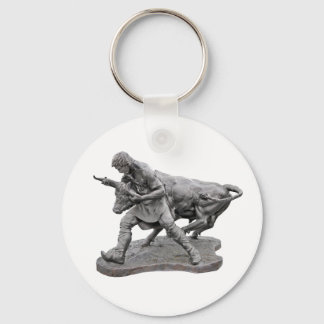 Vänd på Bull Keychain Nyckelring