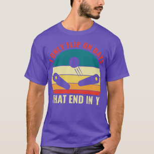 Vänd på Days Pinball Maskiner Arcade Funny Game T Shirt