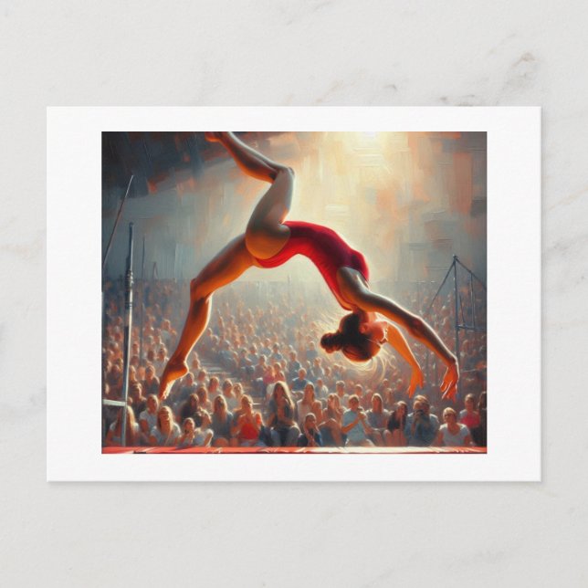 Vänd på Trampoline. Vykort (Framsida)