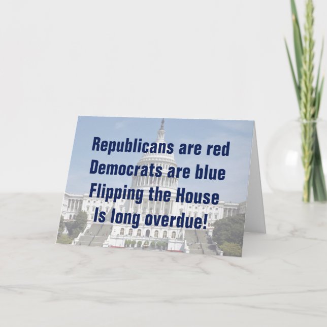 Vänd representanthuset kort (Framsida)