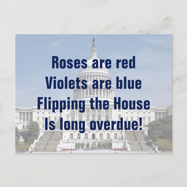 Vänd representanthuset vykort (Framsida)