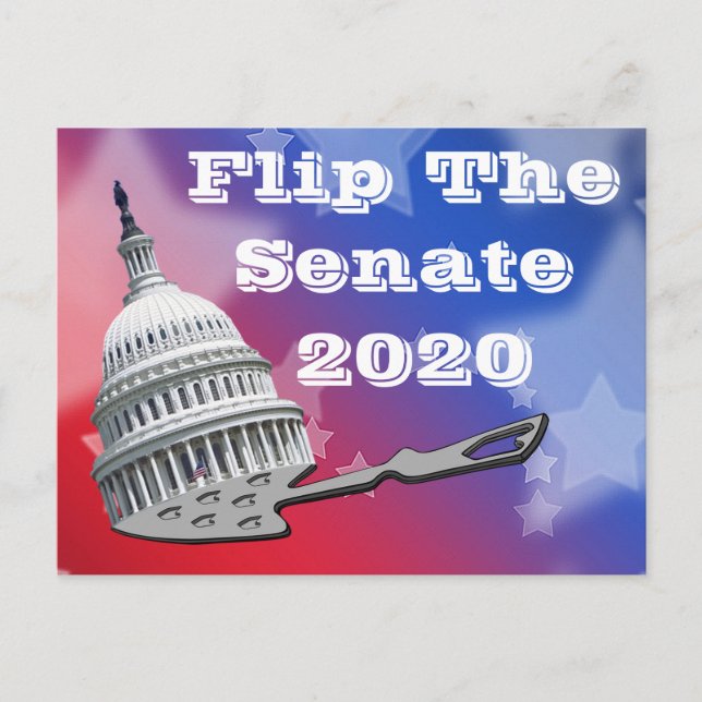 Vänd senatens omröstning 2020 vykort (Framsida)