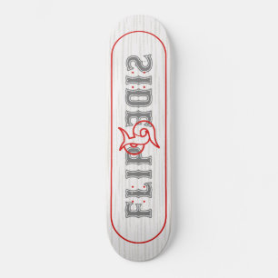 Vänd sidobräde mini skateboard bräda 18,5 cm