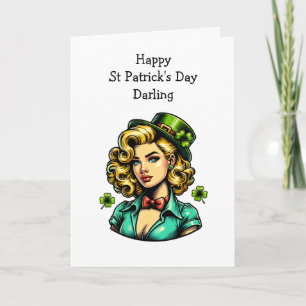 Vänd St patrick's day Kort