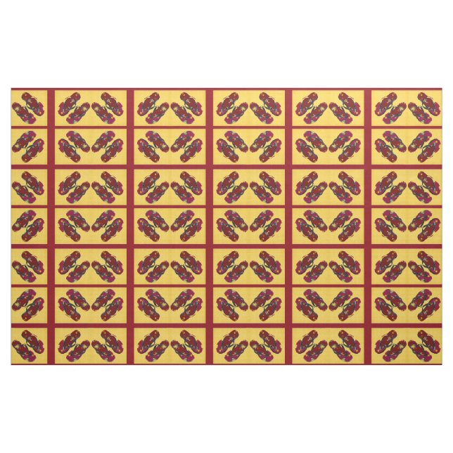 Vänd stora utskrifter tyg (Fat Quarter)