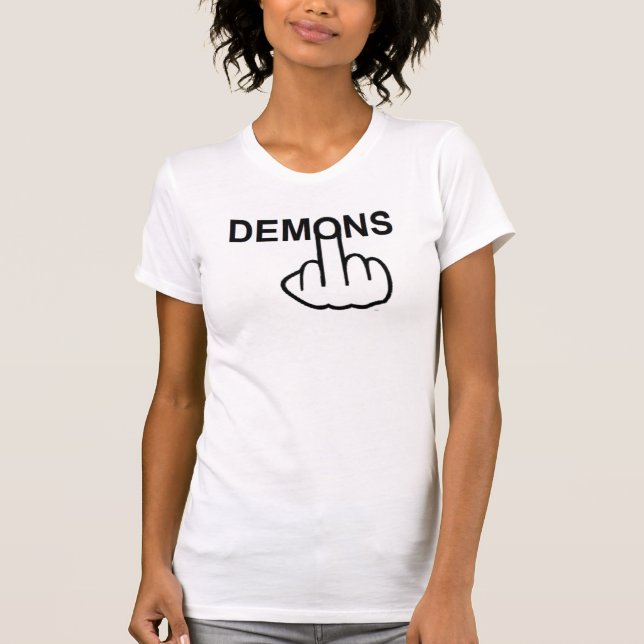 Vänd T-Shirt-demoner T-shirt (Framsida)
