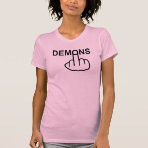 Vänd T-Shirt-demoner Tee