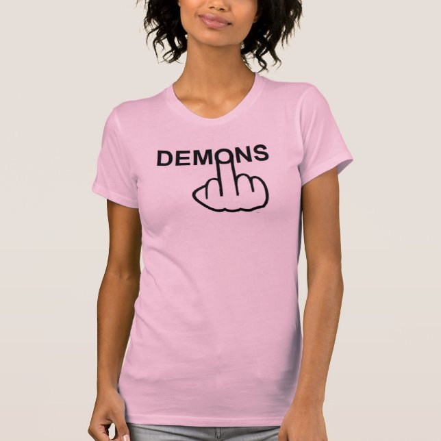Vänd T-Shirt-demoner Tee (Framsida)